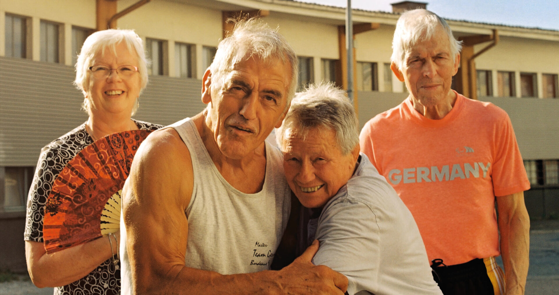 Die Freiburger Ringer-Legenden Adolf Seger, Mario Sabatini, Bernd Fleig Foto: Behring Film/Klotz Media/Moving Ideas Filmproduktion