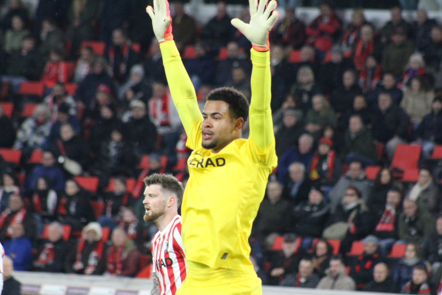 Noah Atubolu im Heimspiel gegen Mainz