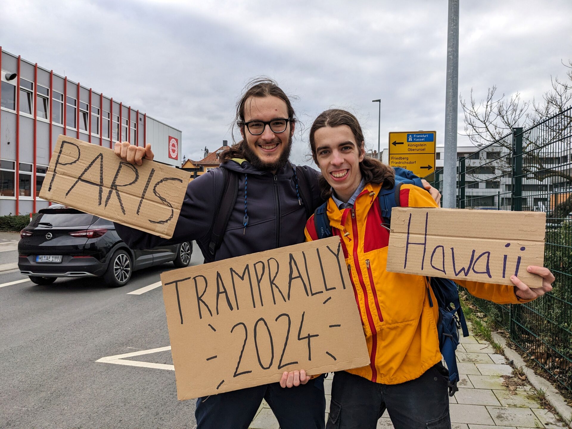 Das Ziel der Tramprally ist noch geheim