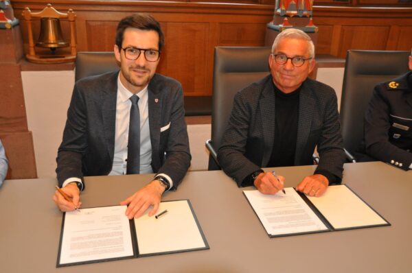 Martin Horn und Innenminister Thomas Strobl in Freiburg