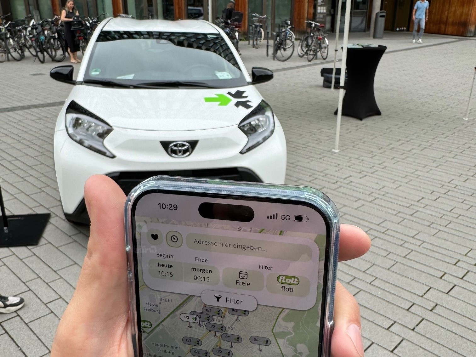 Neues Carsharing-Angebot in Freiburg