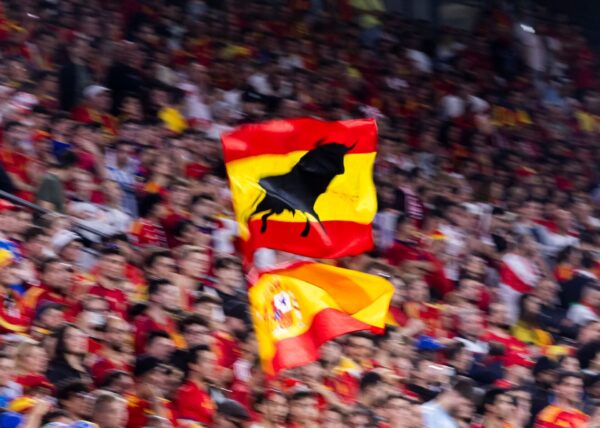 Spanien gegen Deutschland bei der EM