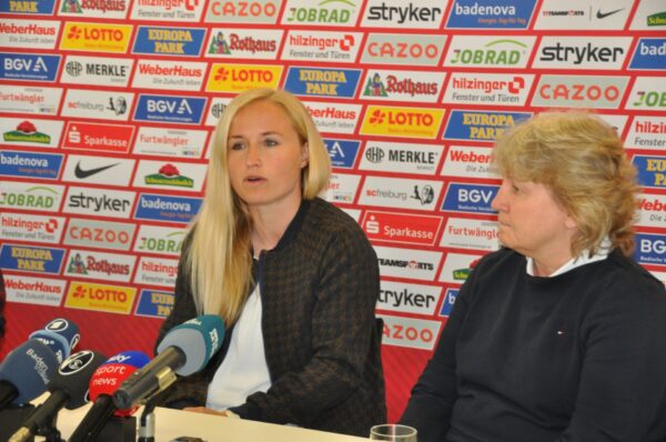 Theresa Merk und Birgit Bauer-Schick, SC Freiburg Frauen
