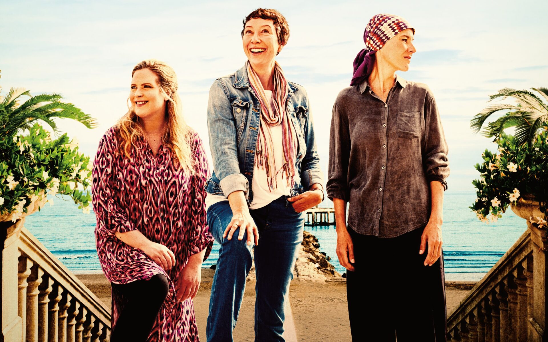 Diana Amft (Isabella), Ursula Strauss (Astrid) und Pia Hierzegger (Elli) erleben einen luxuriösen Urlaub am Lido
