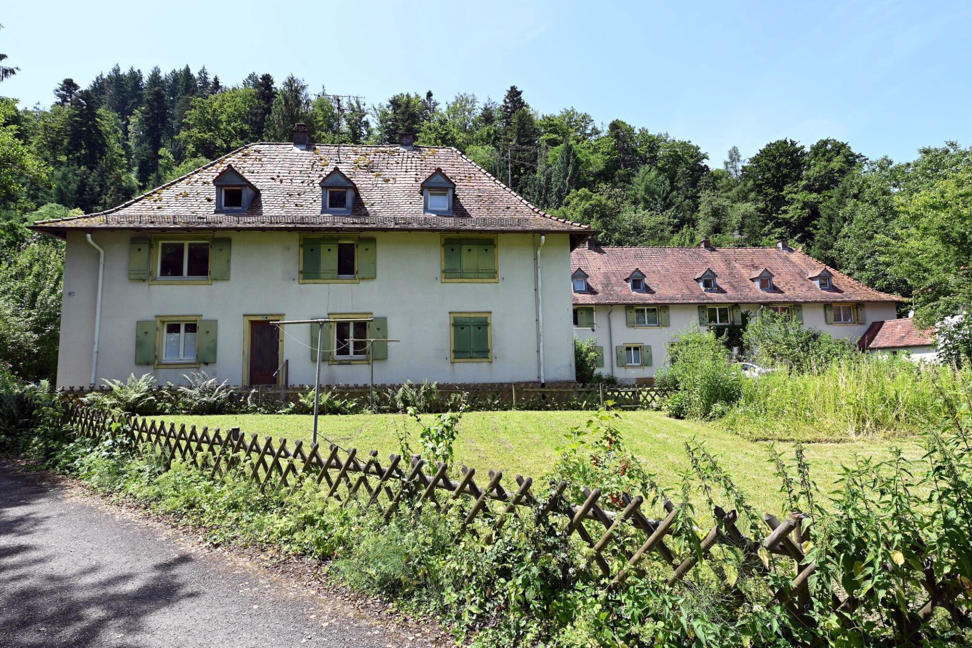 Waldarbeiter-Siedlung in Günterstal