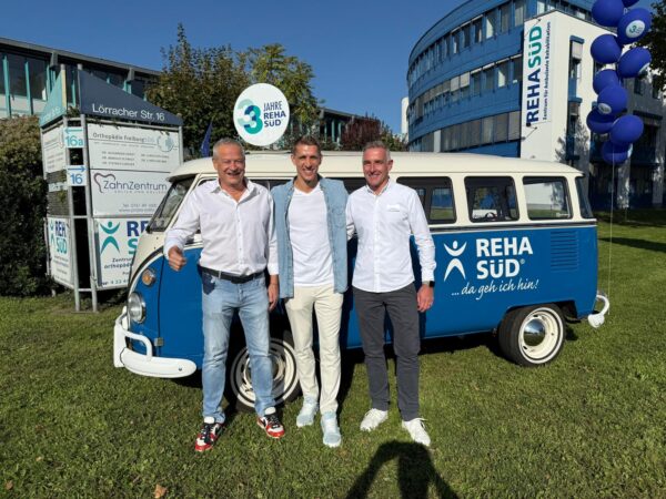 Nils Petersen bei Reha Süd 33 Jahre Jubiläum