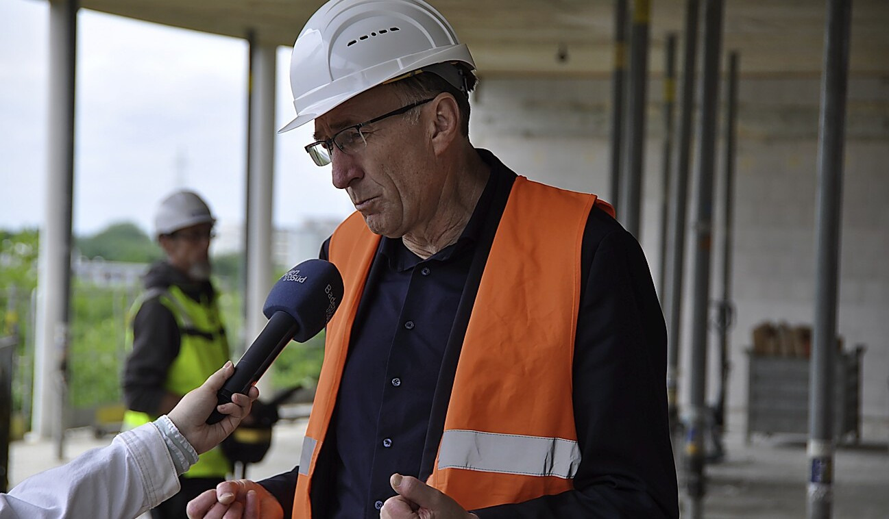 Baubürgermeister Martin Haag und der Bau-Turbo: Das Ziel sei nicht nur mehr, sondern qualitätsvoller Wohnraum. Foto: Matthias Joers