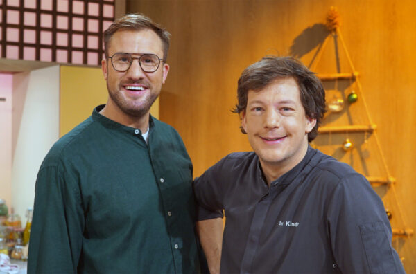 Ben Kindler (r.) und Sören Anders sind am 14. Dezember bei der Kochsendung „Einfach, Frisch, Anders“ zu Gast. foto: swr
