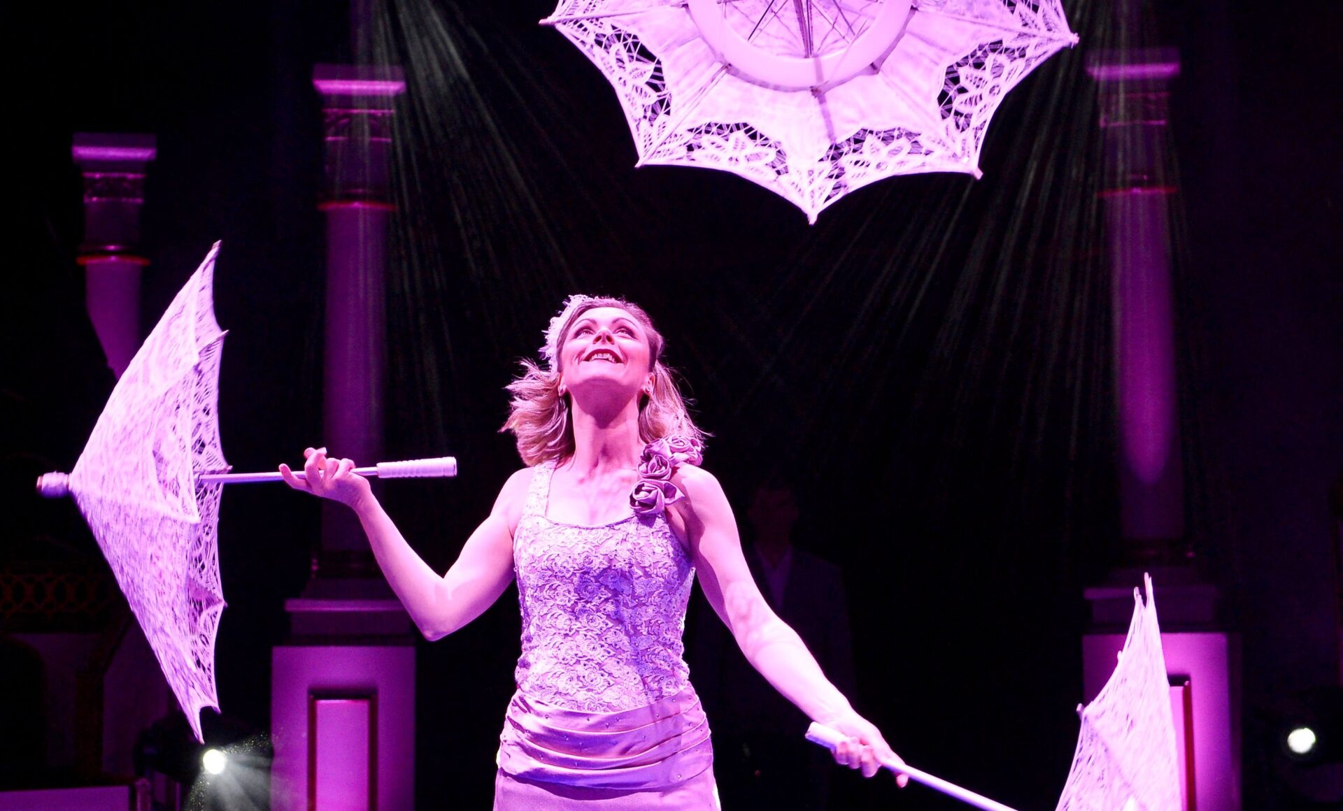 Auch Françoise alias Francesca bringt das Publikum zum Staunen. Foto: Mack Event GmbH