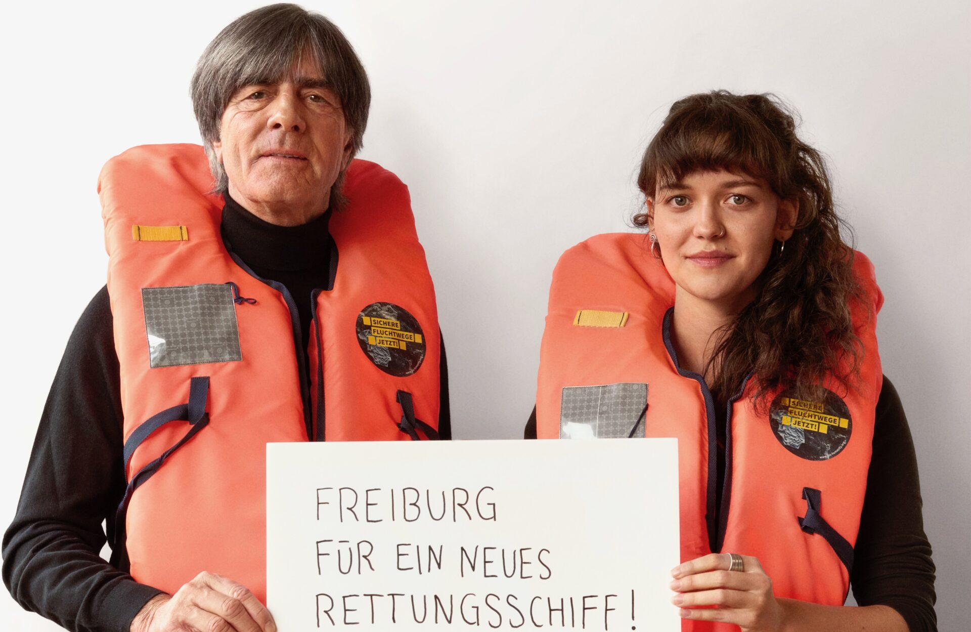 Jogi Löw unterstützt Kampagne für neues Rettungsschiff im Mittelmeer. Foto: Kathrin Rohrer/ SOS Humanity