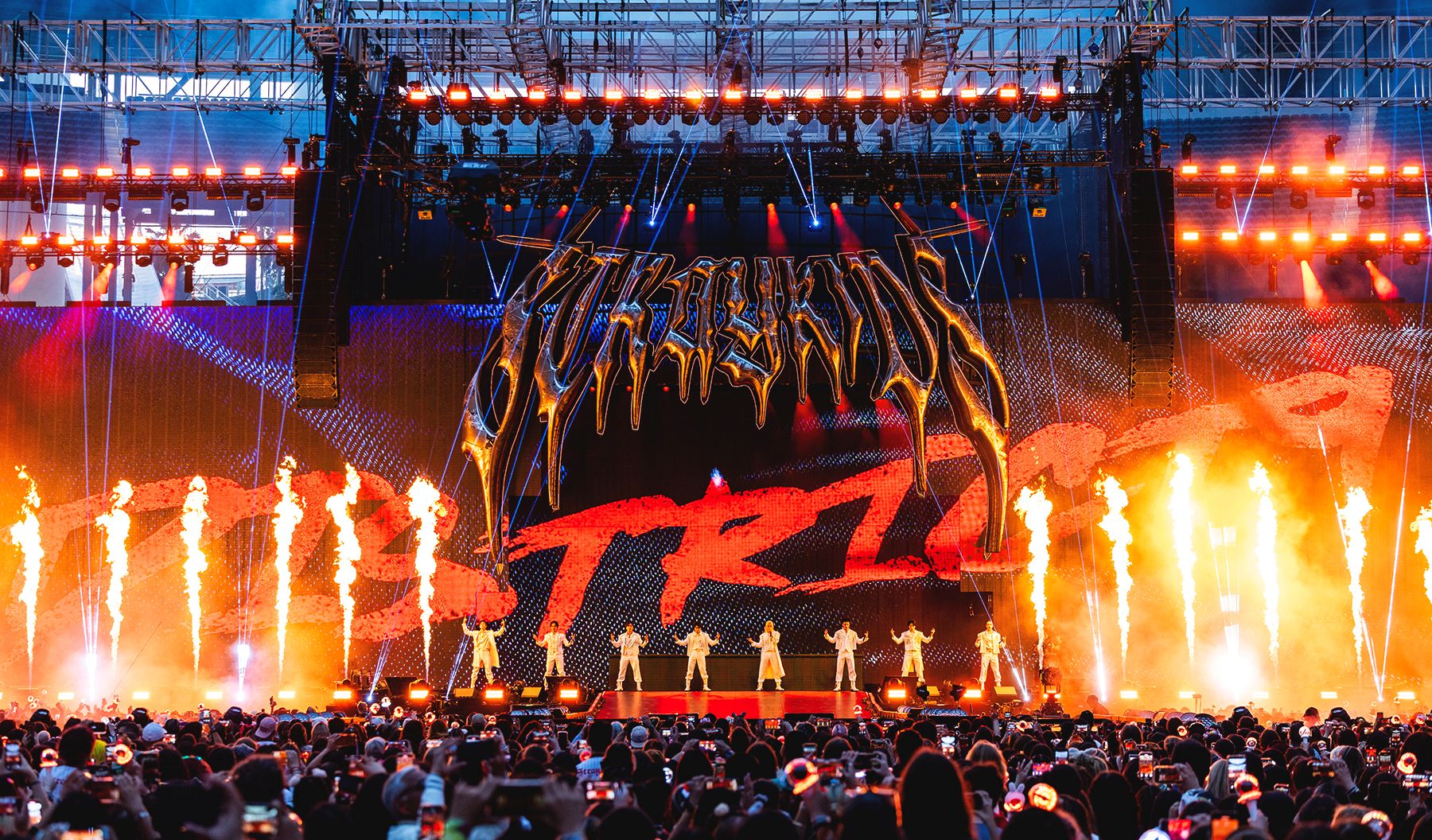 Der Film „Stray Kids: The Dominate Experience“ bietet mitreißende Konzertaufnahmen und einen exklusiven Blick hinter die Kulissen. Foto: Universal Studios