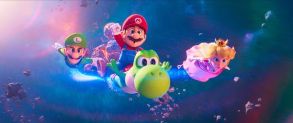 Auf die Brüder Mario und Luigi sowie Prinzessin Peach wartet ein spannendes Abenteuer im Weltraum. Foto: Nintendo/Universal