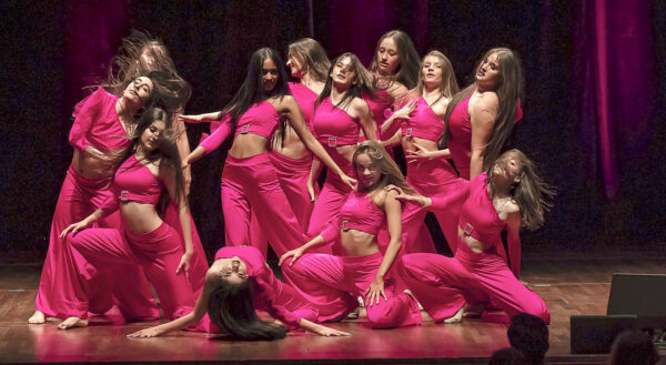 Sie sorgten zur Showeröffnung für Stimmung: Die Formation Cantaloop des 1. Jazzdance Club Freiburg.