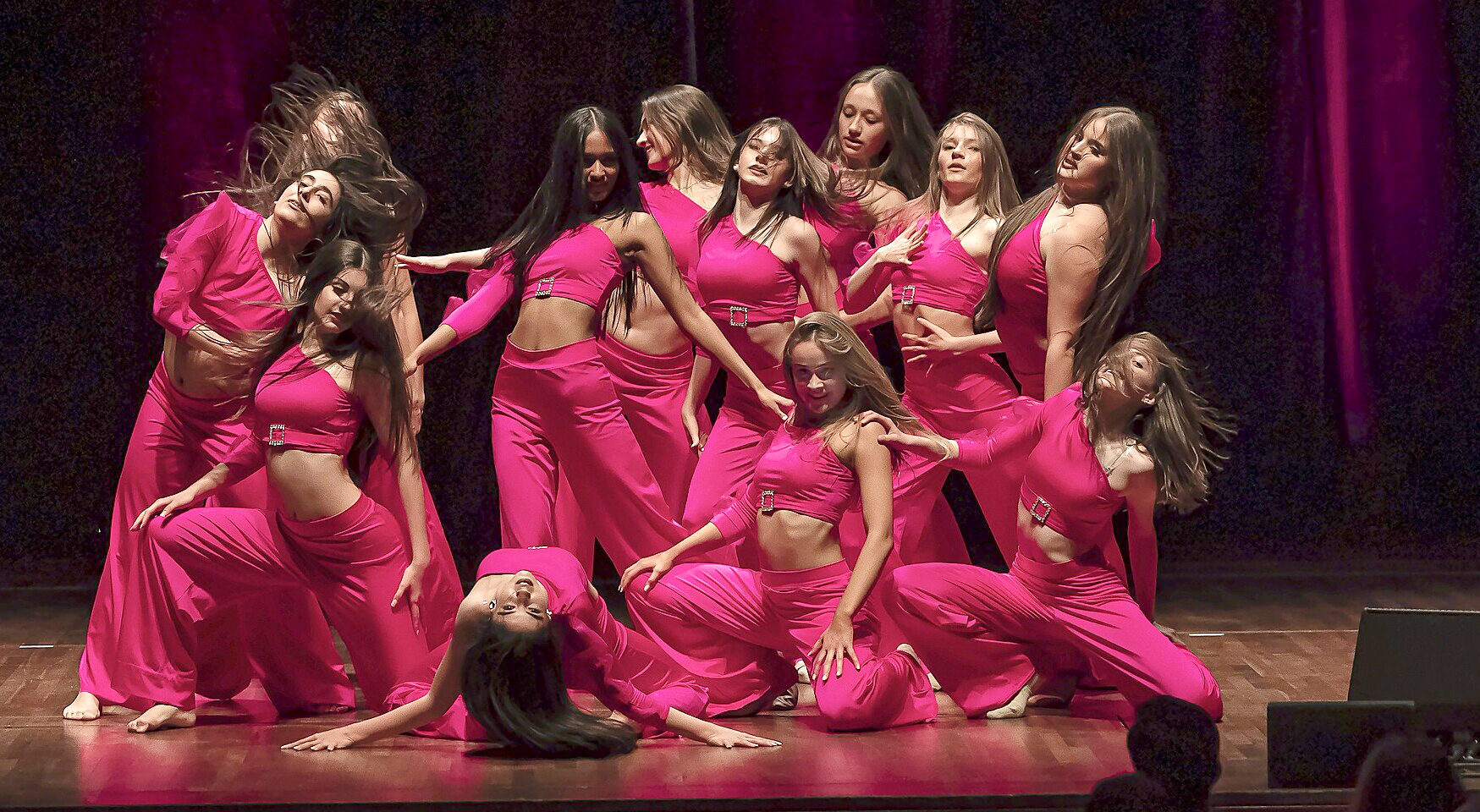 Sie sorgten zur Showeröffnung für Stimmung: Die Formation Cantaloop des 1. Jazzdance Club Freiburg.