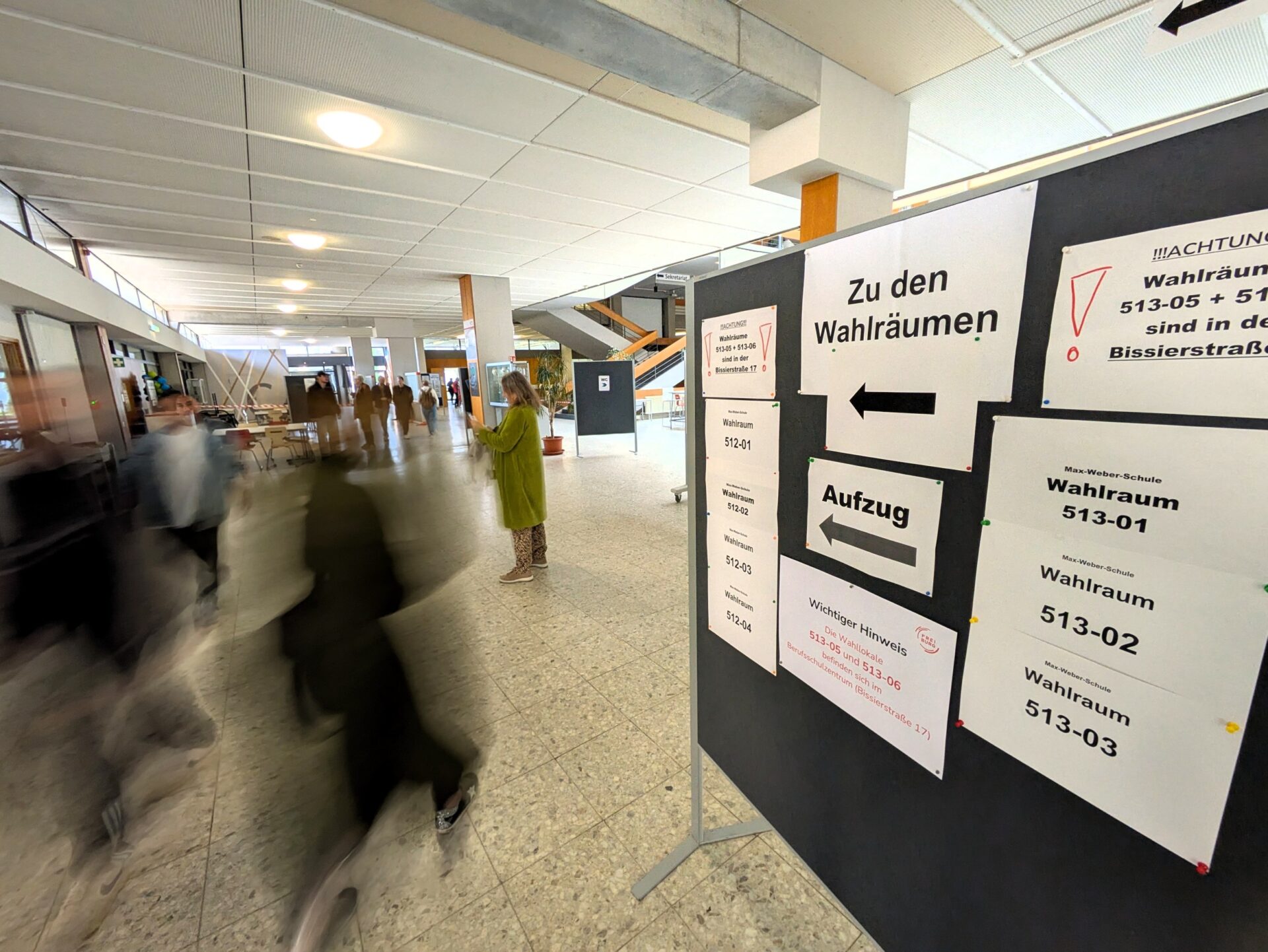 Landtagswahl Freiburg Wahllokal