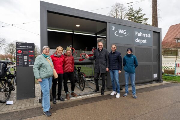 Fahrradbox im Fahrraddepot