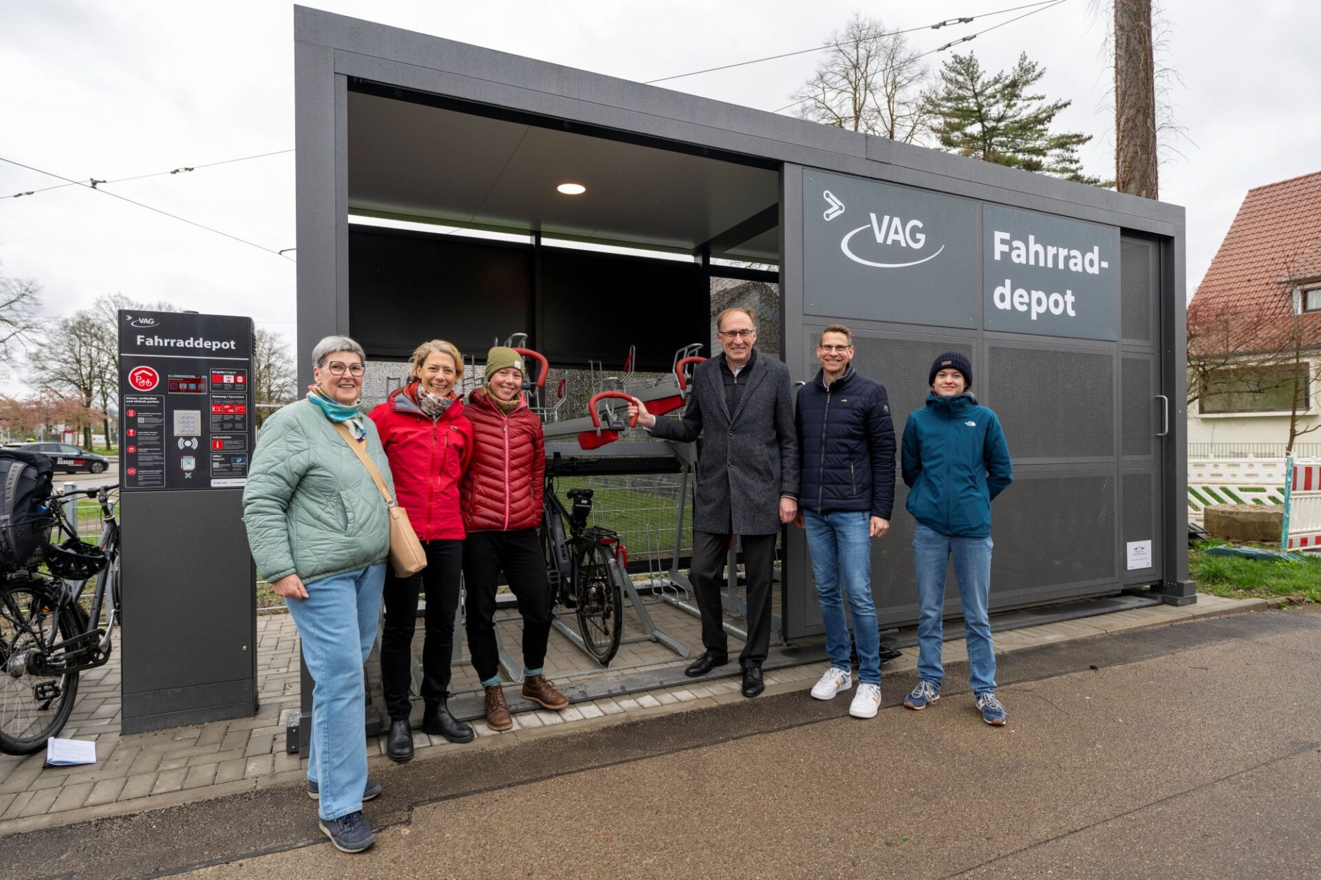 Fahrradbox im Fahrraddepot