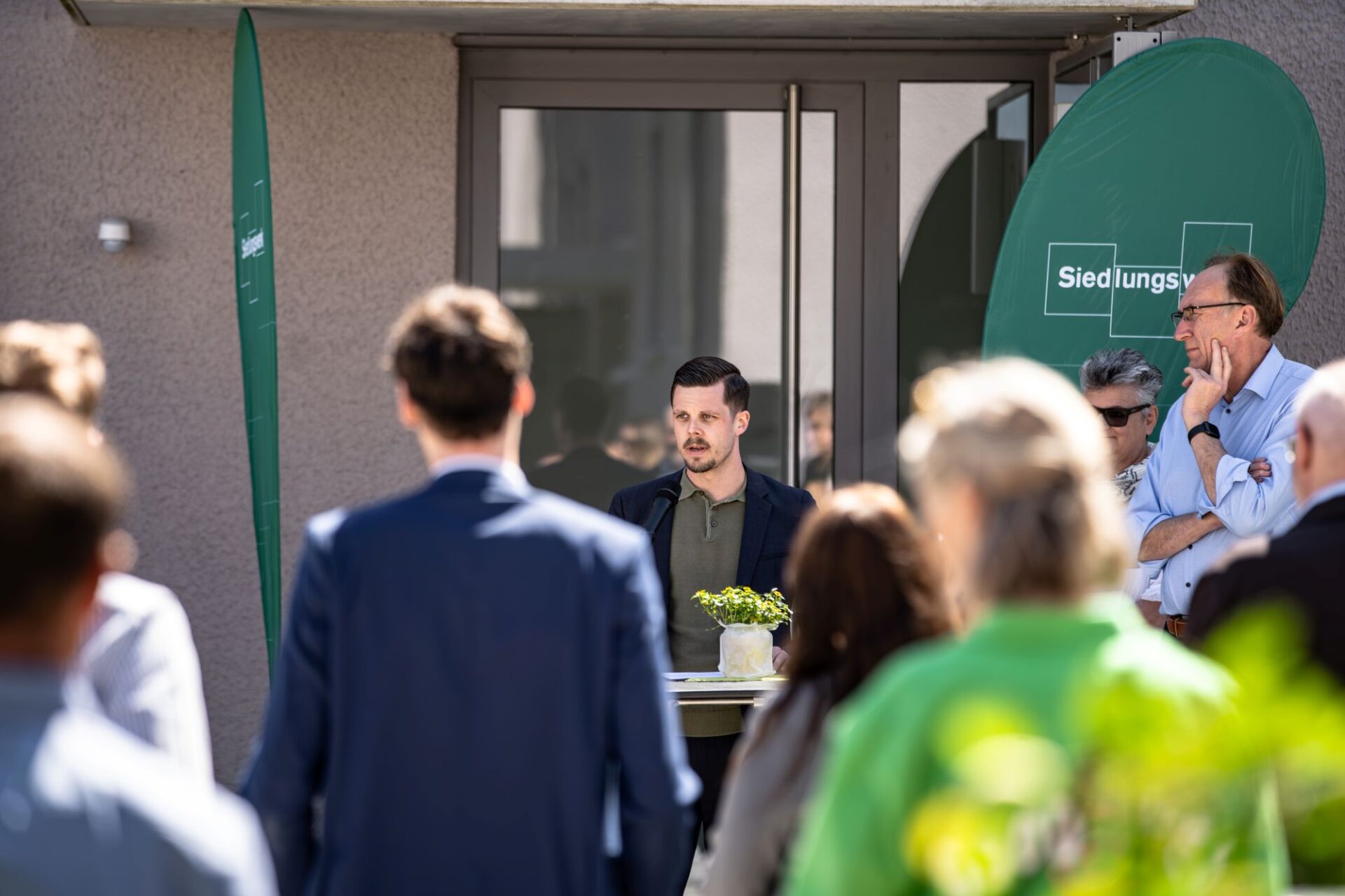 Siedlungswerk und Einweihung in Freiburg-Waltershofen Siedlungswerk