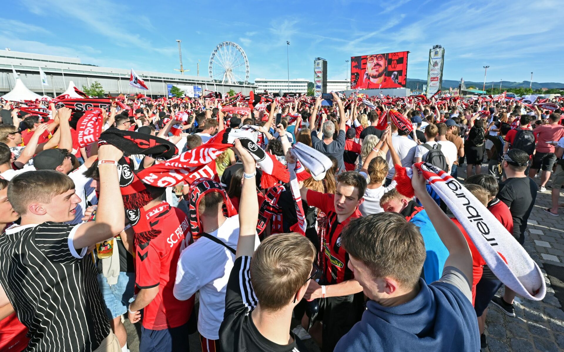 Fanmeile SC Freiburg Messe DFB-Pokal-Finale