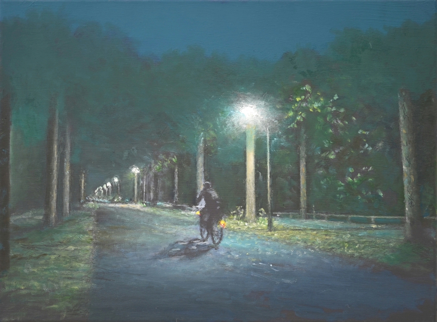 Bei der Ausstellung sind auch Malereien von Celso Martínez Naves zu sehen. Foto: Celso Martínez Naves