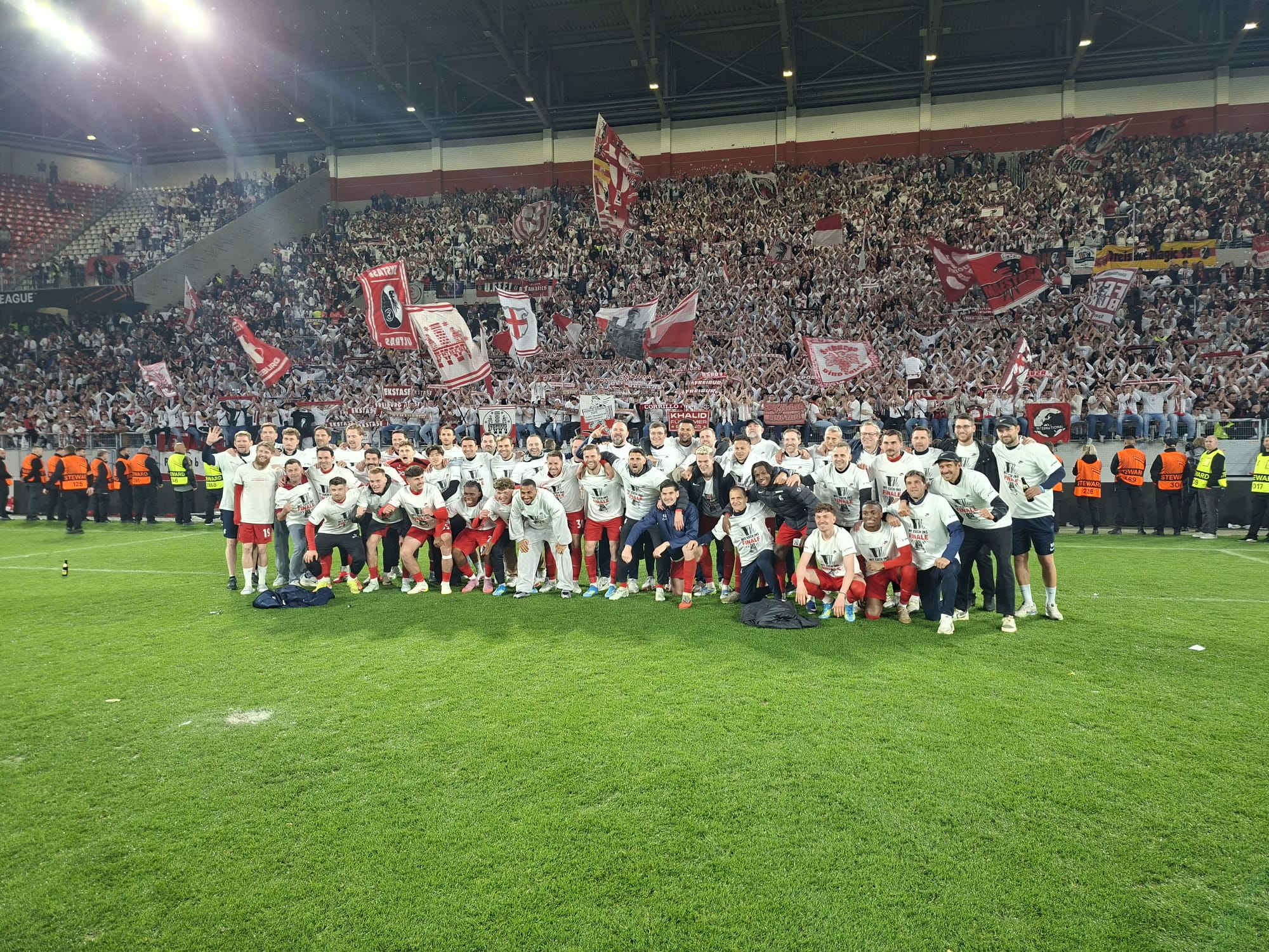 Der SC Freiburg hat das Finale der Europa League erreicht. Foto: Detlef Berger