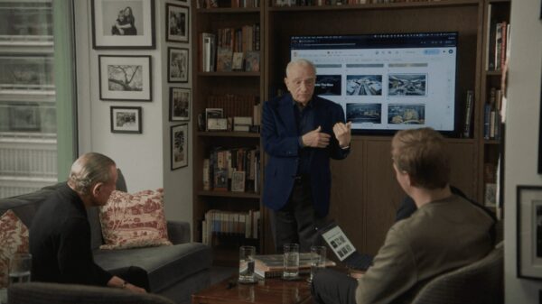 Star-Regisseur Martin Scorsese im Gespräch mit den „Black Forest Labs“-Gründern.