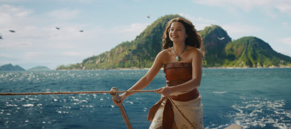Vaiana (Catherine Laga’aia) und Halbgott Maui (Dwayne Johnson) begeben sich auf eine abenteuerliche Reise.