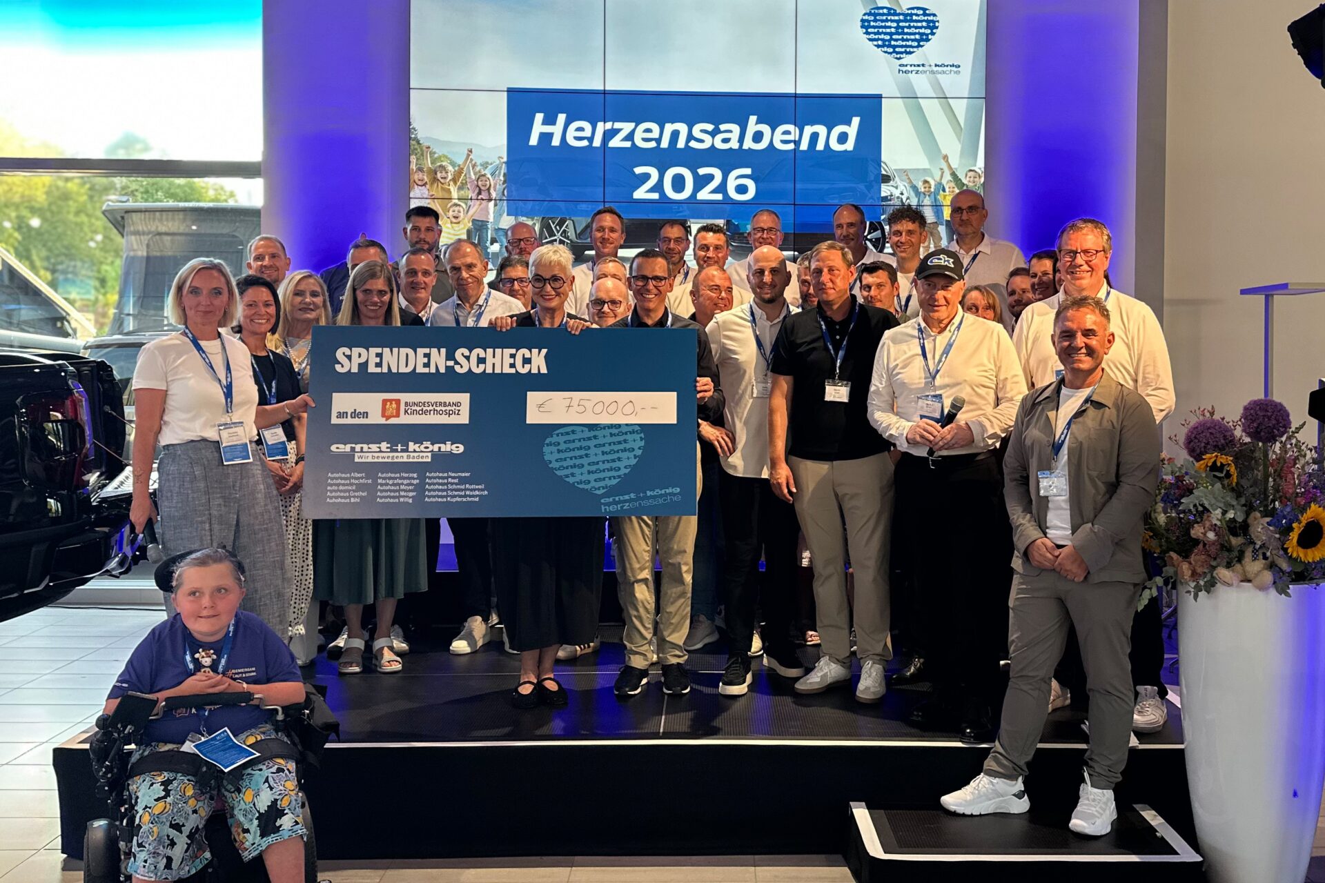Spendenübergabe Herzensabend